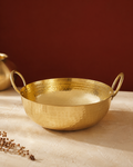 Brass Kadai (Medium) – Handcrafted Kadhai