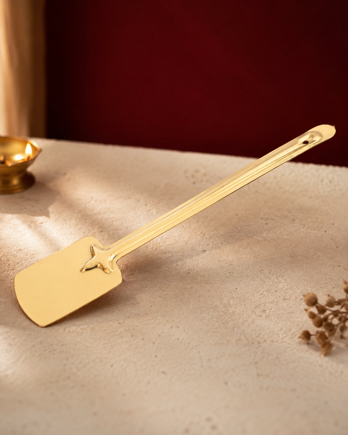 Brass Palta – Traditional Cooking Spatula / Turner | TAMRA