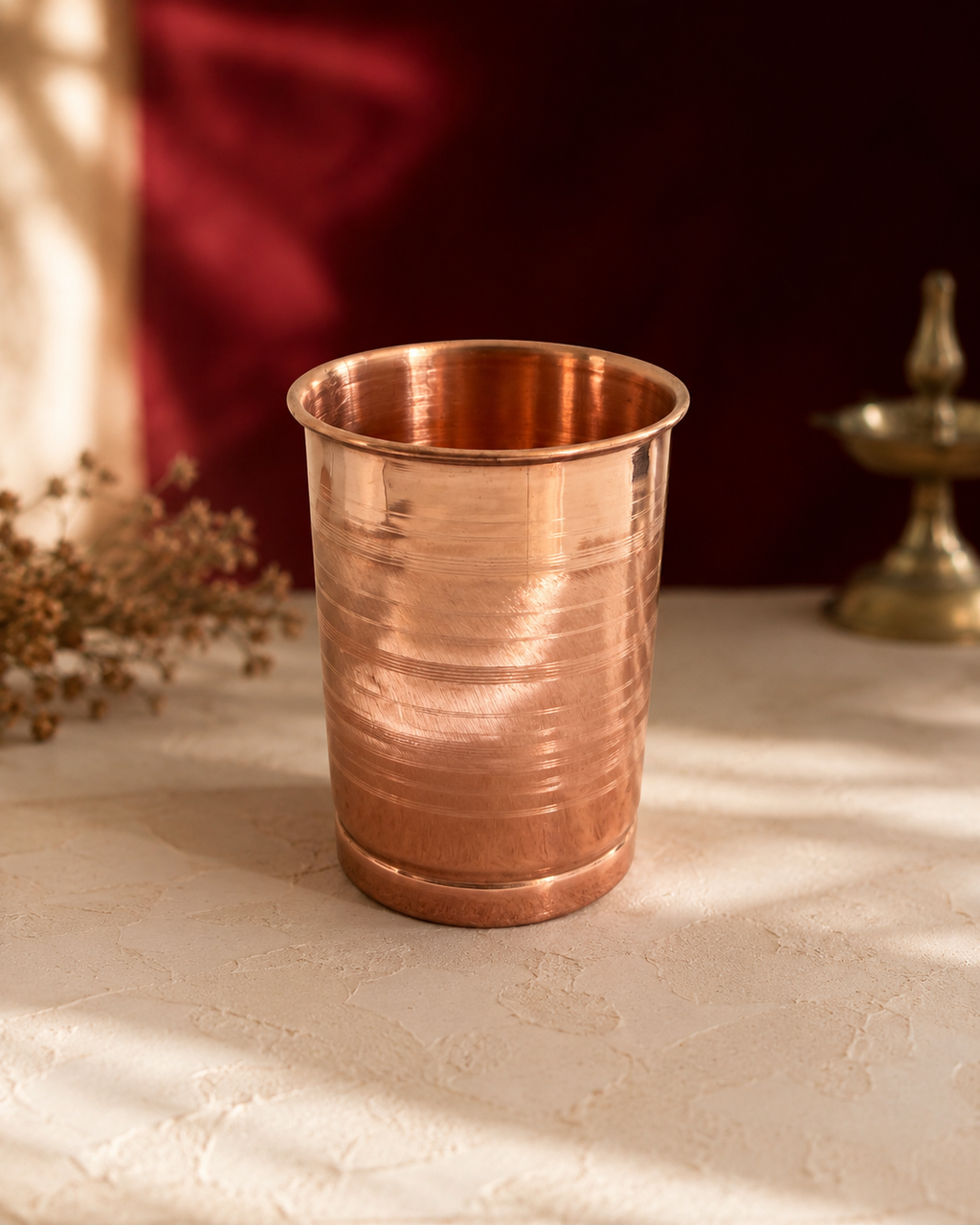 Pure Copper Glass – Ayurvedic Water Tumbler