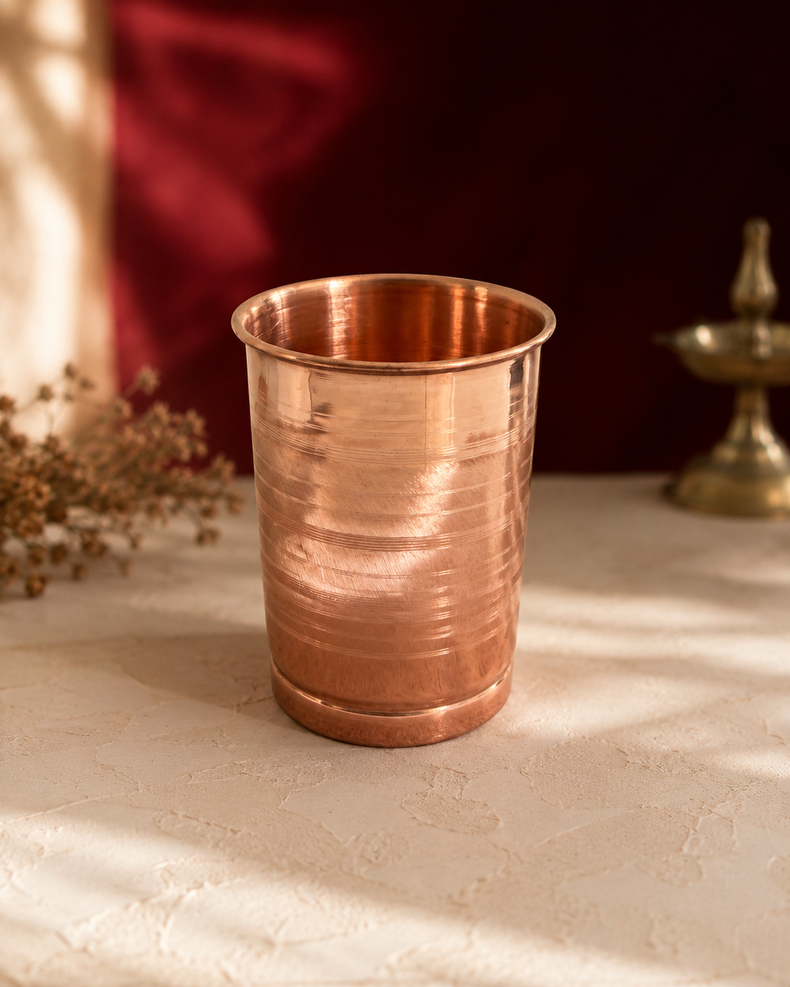 Pure Copper Glass – Ayurvedic Water Tumbler